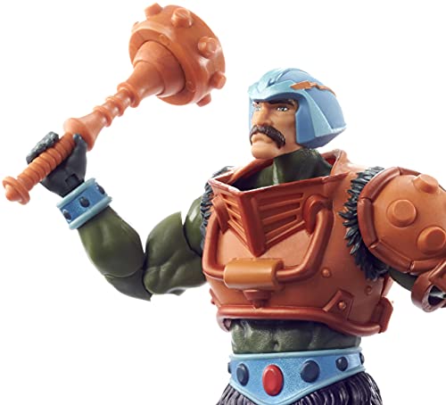 Masters of the Universe (Masters del Universo Revelation) Figura Man-At-Arms, muñeco articulado de juguete (Mattel GYV13)