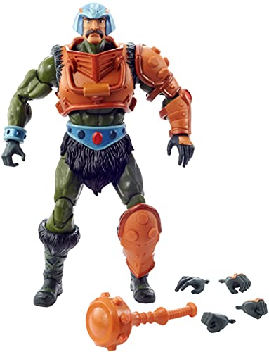 Masters of the Universe (Masters del Universo Revelation) Figura Man-At-Arms, muñeco articulado de juguete (Mattel GYV13)