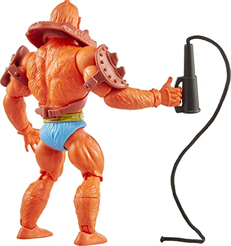 Masters of the Universe Origins Beast Man, figura de acción para niños y niñas +6 años (Mattel GNN92)