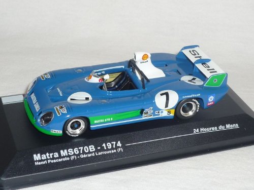 Matra Ms670b 1974 Pescarolo 24h Le Mans 1/43 by ixo - Modelo de coche