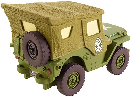 Mattel Disney DHD66 Metal vehículo de Juguete - Vehículos de Juguete (Multicolor, Coche, Metal, Cars, Sarge, 3 año(s))