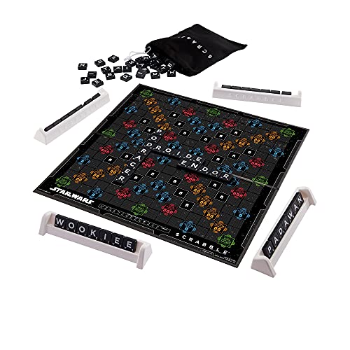 Mattel Games Scrabble Star Wars, juego de mesa para niños de +10 años, incluye cartas (Mattel HDX15)