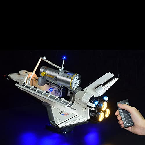 MBKE Juego de luces para Lego 10283 NASA Space Shuttle Discovery, kit de iluminación LED de control remoto compatible con Lego 10283