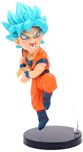 Mdcgok Modelo Personajes de Anime 6 unids / Set Dragon Ball Z Broly Frizza Goku Vegeta Gohan Dios Super Saiya PVC Figura de Acción Estatuilla Colección Muñeca 8-10cm