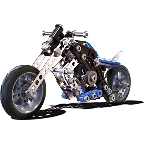 MECCANO - Juego de 5 Modelos de Moto, Piezas de Metal, 174, 6036044.