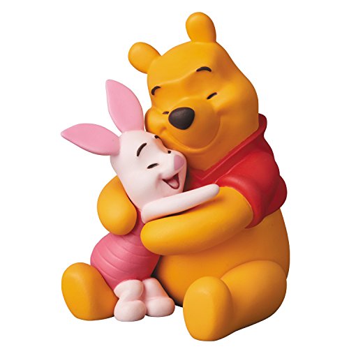 Medicom Toy UDF Ultra Detail Figura Nº .450 Disney Series 7 Winnie The Pooh Pooh and Piglet Height About 62 / 49 mm Painted Figure