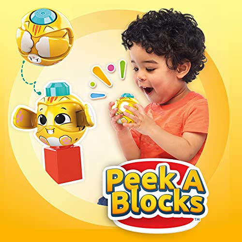 Mega Bloks Peek-A-Bloks ¡Vamos al Parque de Atracción! bloques de construcción para niños +1 año (Mattel GKX70)