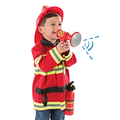 Melissa & Doug Disfraz De Jefe De Bomberos, Multicolor (96549)