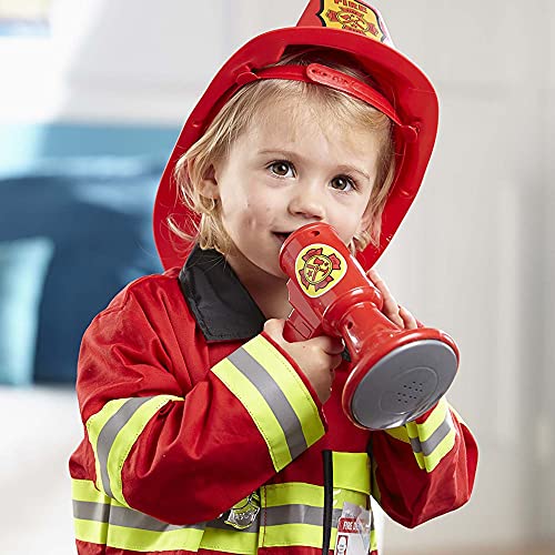 Melissa & Doug Disfraz De Jefe De Bomberos, Multicolor (96549)