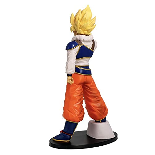 MENGLING Dragon Ball Z Universe Traje Mono King Historia Versión Permanente Super Saiyan Muñeca Boxed Decoración Hecha Mano Juguete Muchachos Y Adornos para Niñas Mano para Hacer Hacer