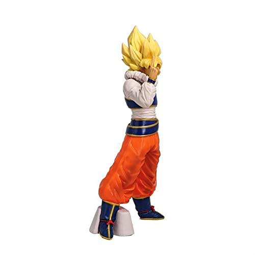 MENGLING Dragon Ball Z Universe Traje Mono King Historia Versión Permanente Super Saiyan Muñeca Boxed Decoración Hecha Mano Juguete Muchachos Y Adornos para Niñas Mano para Hacer Hacer