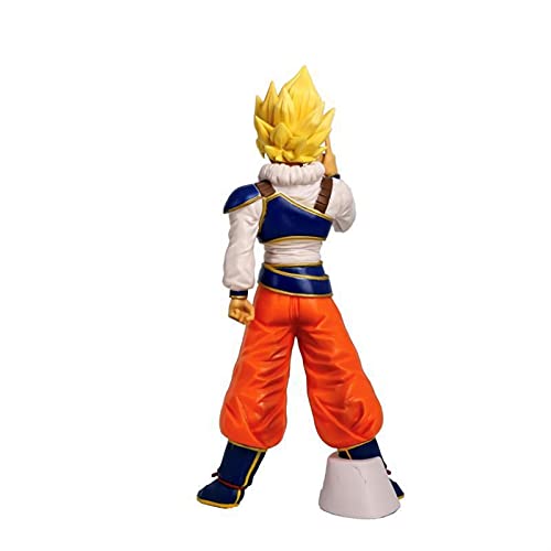 MENGLING Dragon Ball Z Universe Traje Mono King Historia Versión Permanente Super Saiyan Muñeca Boxed Decoración Hecha Mano Juguete Muchachos Y Adornos para Niñas Mano para Hacer Hacer