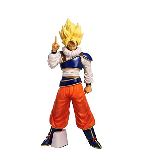 MENGLING Dragon Ball Z Universe Traje Mono King Historia Versión Permanente Super Saiyan Muñeca Boxed Decoración Hecha Mano Juguete Muchachos Y Adornos para Niñas Mano para Hacer Hacer