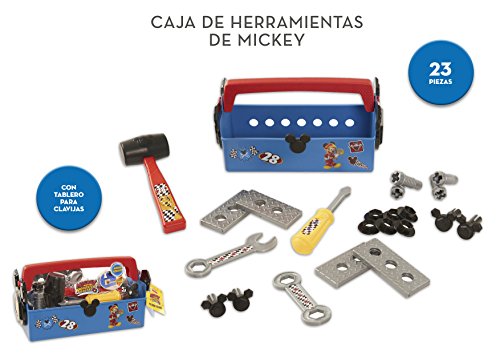 Mickey Mouse- Caja Herramientas, Multicolor (IMC Toys 183582)