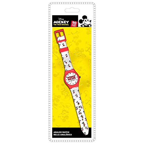 Mickey Mouse Reloj de Pulsera analogico de Mickey Classic (WD20179), Multicolor (Kids Licensing 1)