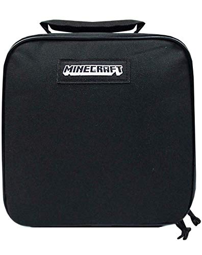 Minecraft Almuerzo Caja de Almuerzo Creeper Comida Escuela Contenedor Bolsa para Un tamaño