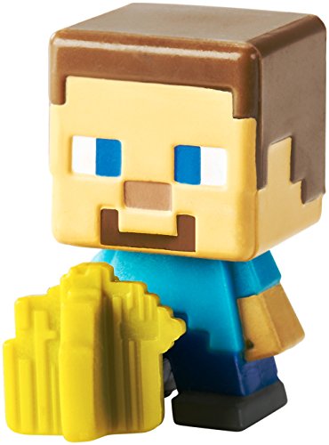 Minecraft Mini Figure 3-Pack, Farming Steve, Spawning Spider & Slime Cubes by Mattel