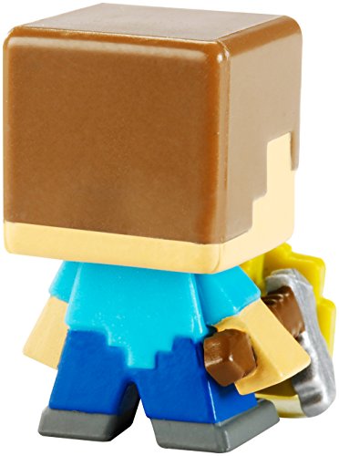 Minecraft Mini Figure 3-Pack, Farming Steve, Spawning Spider & Slime Cubes by Mattel