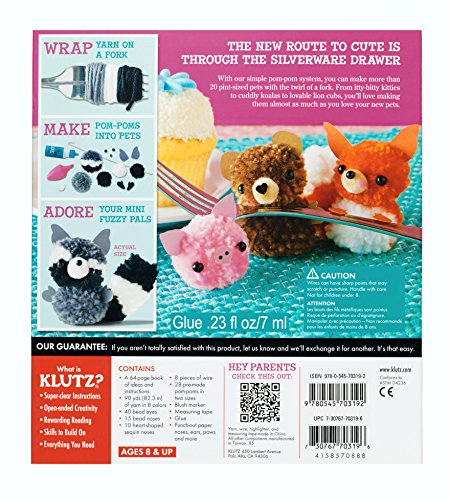 Mini Pom-Pom Pets: Make Your Own Fuzzy Friends (Klutz)