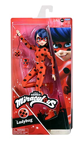 Miraculous: Tales of Ladybug & Cat Noir - Mariquita 26cm Moda Muñeca con Accesorios (Bandai)