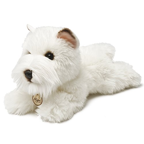 Miyoni - Perro Westie de Peluche, 21 cm, Color Blanco (Aurora World 13127)