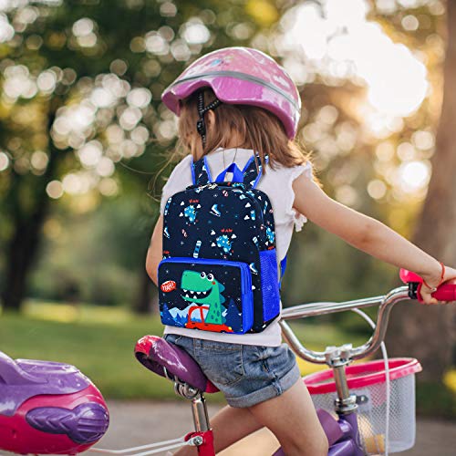 Mochila infantes Mochila Para niños , Mochilas pequeñas Mochilas escolares de dinosaurios de animales Bonita bolsa de bebé primaria Guardería Preescolar para niños de 2 a 5 años Niñas