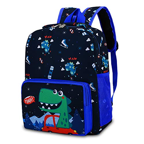 Mochila infantes Mochila Para niños , Mochilas pequeñas Mochilas escolares de dinosaurios de animales Bonita bolsa de bebé primaria Guardería Preescolar para niños de 2 a 5 años Niñas