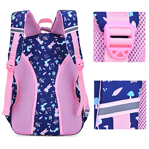 Mochila Niños Niñas Niños, Mochila para niñas de Primaria Mochila Escolar para niños Mochila para Adolescentes para Estudiantes de Grado 1-6