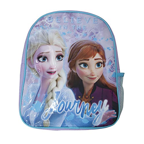 Mochila pequeña de lona ligera Frozen II con bolsillo de malla