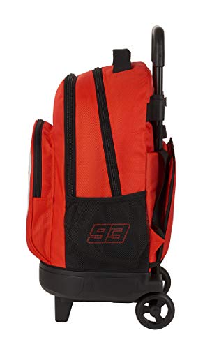 Mochila Safta Escolar con Carro Incluido y Espalda Acolchada de Marc Márquez, 330x220x450mm