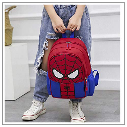 Mochila Spiderman Mochilas Infantiles Bolsa Escuela Mochila para Niños de Libro de Jardín de Infantes Ajustables Mochila de Libro de Niñas de Escuela Primaria