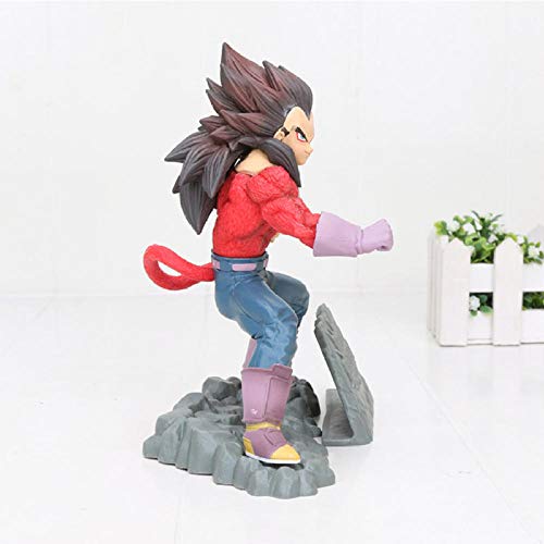 Modelo De Animeanime Dragon Ball Z Figura Super Saiyan 4 Vegeta Dokkan Battle 4To Aniversario Vegeta PVC Figura De Colección Modelo De Juguete 16Cm