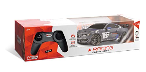 Mondo Motors, Global Mustang GT4, Modelo en Escala 1: 24, hasta 8 km/h de Velocidad, Juguete para niños 63538