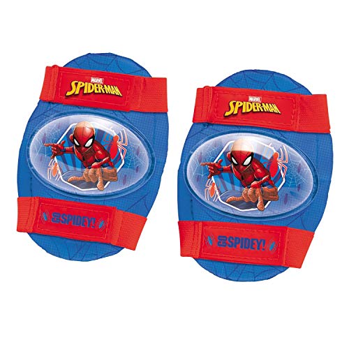 Mondo- pattini a rotelle regolabili Spider-Man Set Completo Toys 28629-Patines de Ruedas Ajustables para niños, diseño Marvel, Talla 22 a 29 (28629)