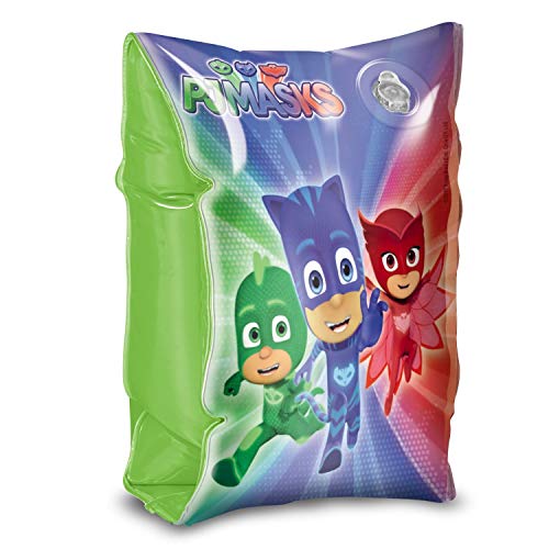 Mondo- PJ Masks Brazaletes Hinchables Mask, Color Naranja, 1 (16685)