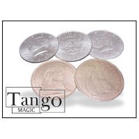 Monedas Hopping Half - ½ $ y penique