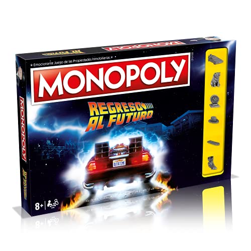 Monopoly Regreso al Futuro - Juego de Mesa de las Propiedades Inmobiliarias - Versión en castellano