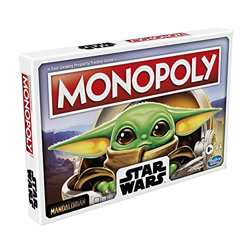 Monopoly: Star Wars The Child Edition Juego de mesa para familias y niños de 8 años en adelante, con el niño, que los fanáticos llaman Baby Yoda