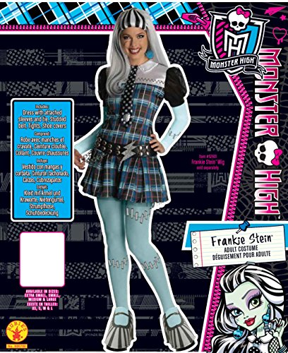 Monster High - Disfraz de Frankie Stein para mujer, Talla única adulto (Rubie's 880700)