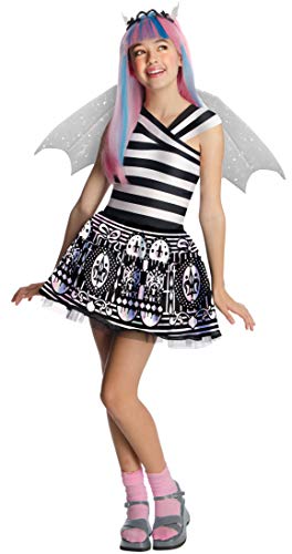 Monster High - Disfraz de Rochelle Goyle para niña, infantil 5-7 años (Rubie's 881679-M)