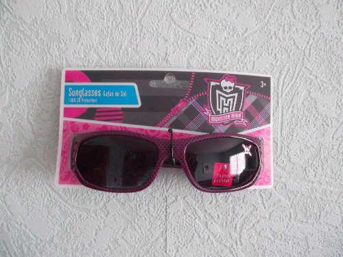 Monster High Gafas de sol (100% UV), color morado y negro