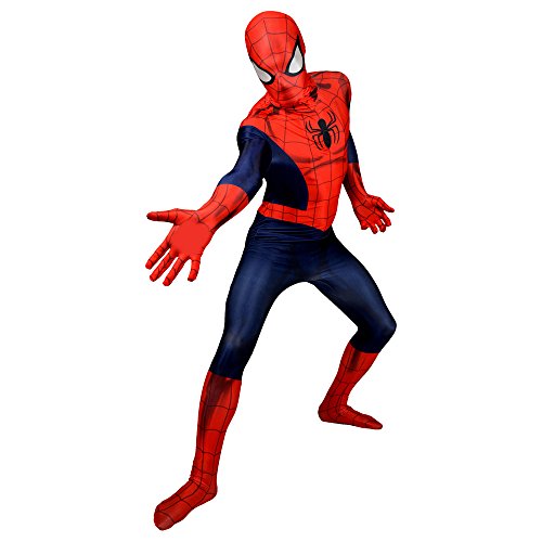 Morphsuits 'Spider-Man' - Disfaz Oficial, color Azul/ Rojo, talla L / 5'3" - 5'9" (159cm - 175cm) , color/modelo surtido