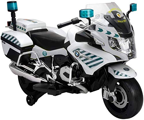 Moto Eléctrica de la Guardia Civil para Niños - Batería 12V