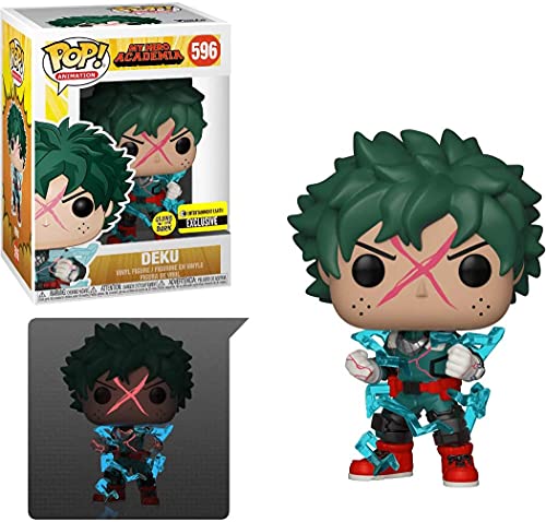 My Hero Academia - Deku Full Cowl (Izuku Midoriya) Glow-in-The-Dark Funko Pop! Vinyl Figure (Bundled with Compatible Pop Box Protector Case)