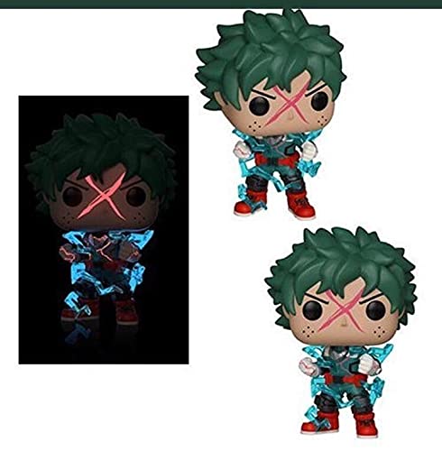 My Hero Academia - Deku Full Cowl (Izuku Midoriya) Glow-in-The-Dark Funko Pop! Vinyl Figure (Bundled with Compatible Pop Box Protector Case)