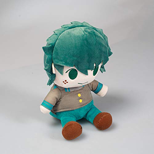 My Hero Academia Juguetes de peluche creativos suaves de peluche anime de peluche de cerdo muñeca de Navidad regalo de Año Nuevo 25 cm (Deku)