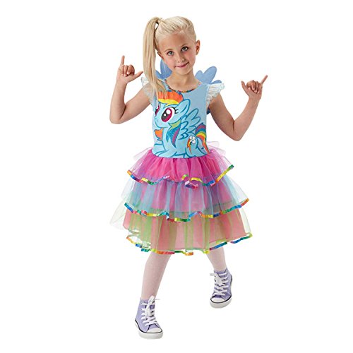 My Little Pony - Disfraz de Rainbow Dash para niña, infantil talla 3-4 años (Rubie's 620099-S)