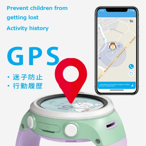 MyFirst-Comansi Teléfono 4G Móvil Smartwatch para niños, Color azúl (Oaxis Asia KW1305SB-PE01-Purple)