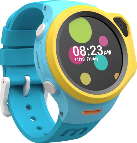 MyFirst- Comansi Teléfono 4G Móvil Smartwatch para niños, Color Violeta (Oaxis Asia KW1305SB-BE01)