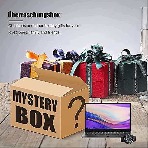 Mystery Box Electronic, Lucky Boxes，Caja Sorpresa de Caja de explosión de Producto, Bonitos Regalos: teléfonos móviles, computadora portátil, Relojes Inteligentes, Auriculares inalámbricos, etc.